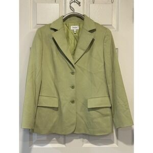neiman marcus Lime Green Blazer Women's Size 8‎